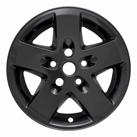 Coast2Coast 17", 5 Spoke, Gloss Black, Plastic, Set Of 4, Not Compatible With Steel Wheels IWCIMP340BLK